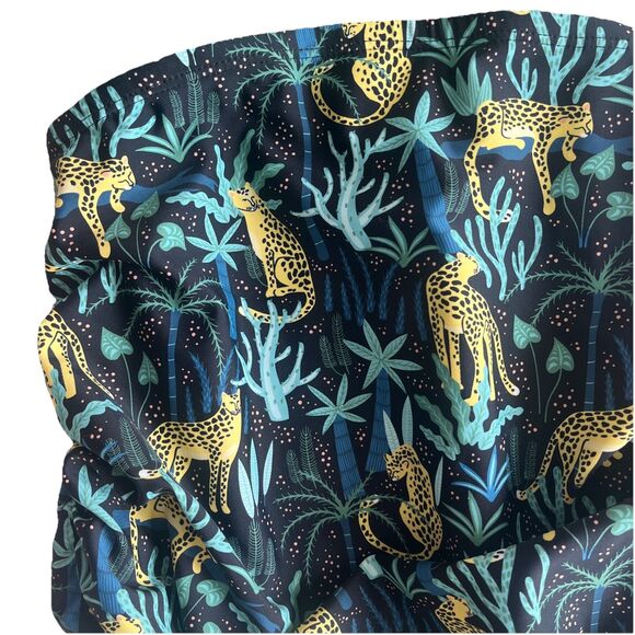 Ruffle Butts Women’s Cheetah Safari Print One Piece Bathing Swim Suit Medium - Picture 3 of 7